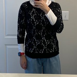 Black Lace Top